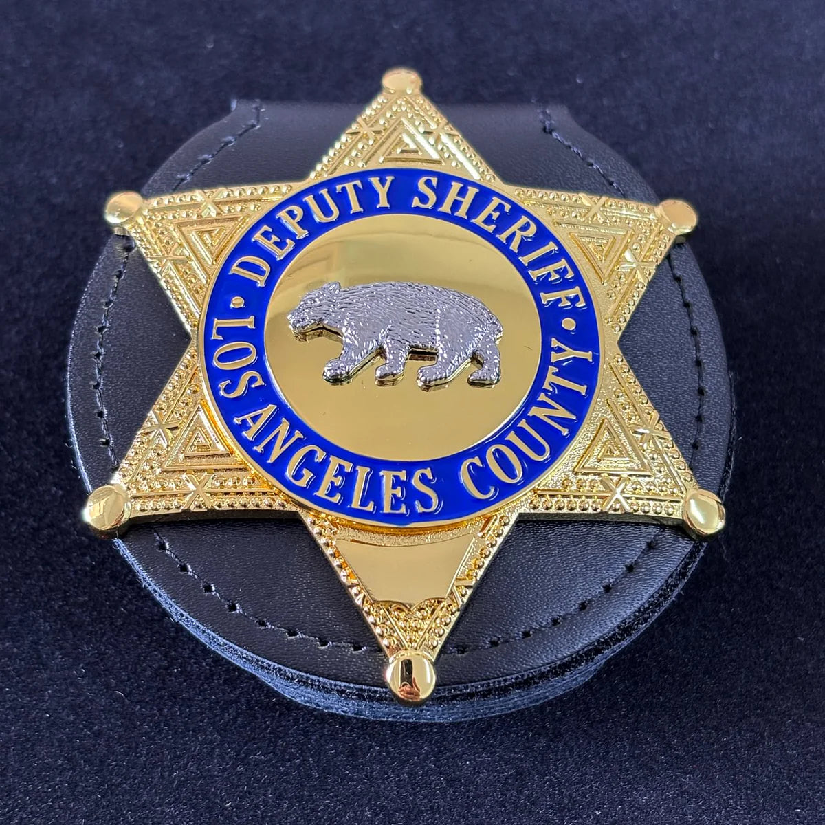Los Angeles County deputy Sheriff Bear Badge LASD Replica Movie Props